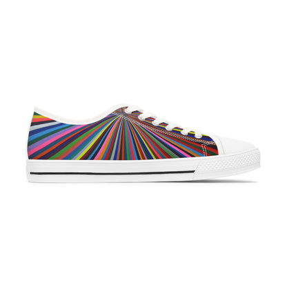 Women's Low Top Sneakers - No. 205 -  'Spectrum'  - By Irish Artist Fiona de Lacy