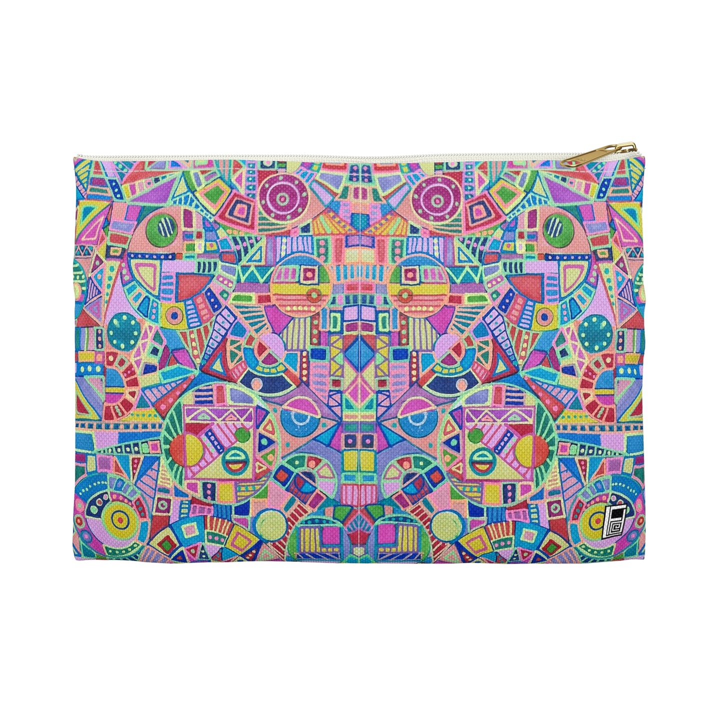 Make Up Bag - No. 258 - Teddy Bear Abstract