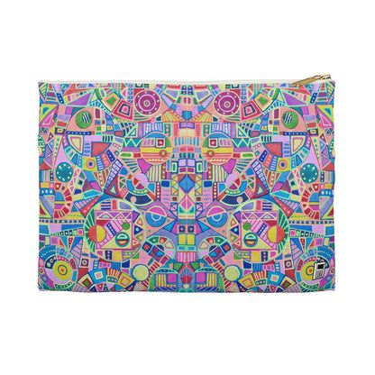 Make Up Bag - No. 258 - Teddy Bear Abstract