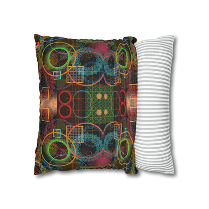 Cushion Pillow Case - No. 299 A - Multicolour Abstract