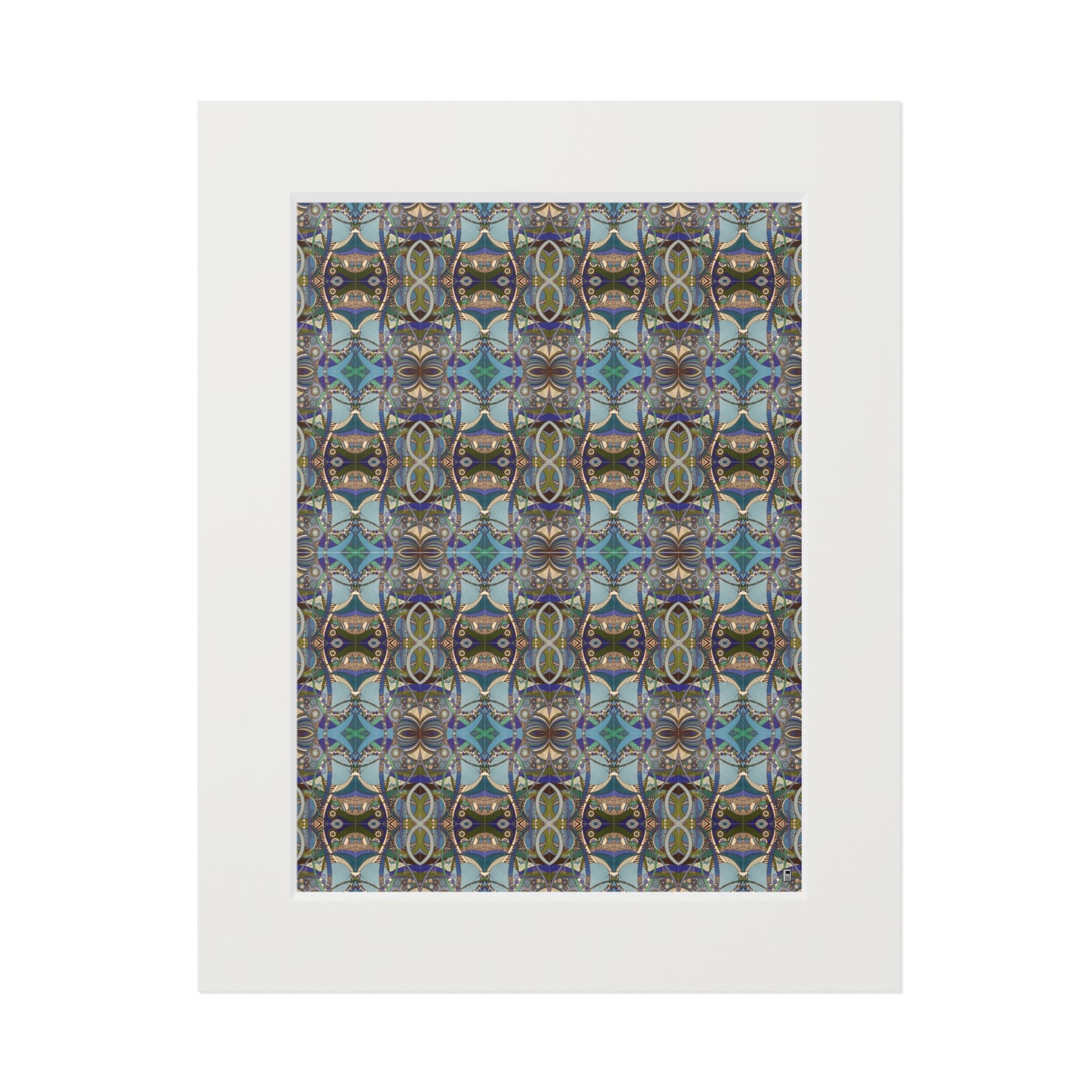 Fine Art Print (Cardboard Frame) - No. 219 - Crossroads Pattern