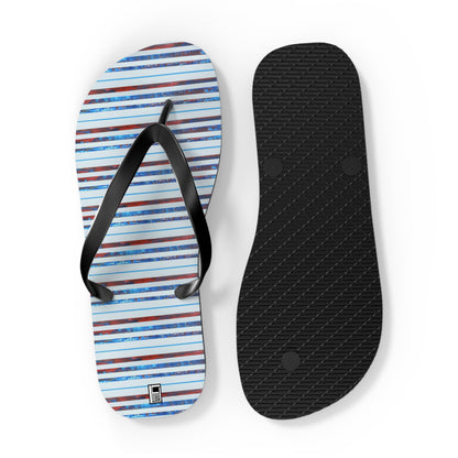 Men's Flip Flops - No. 140 - Thin Blue Line