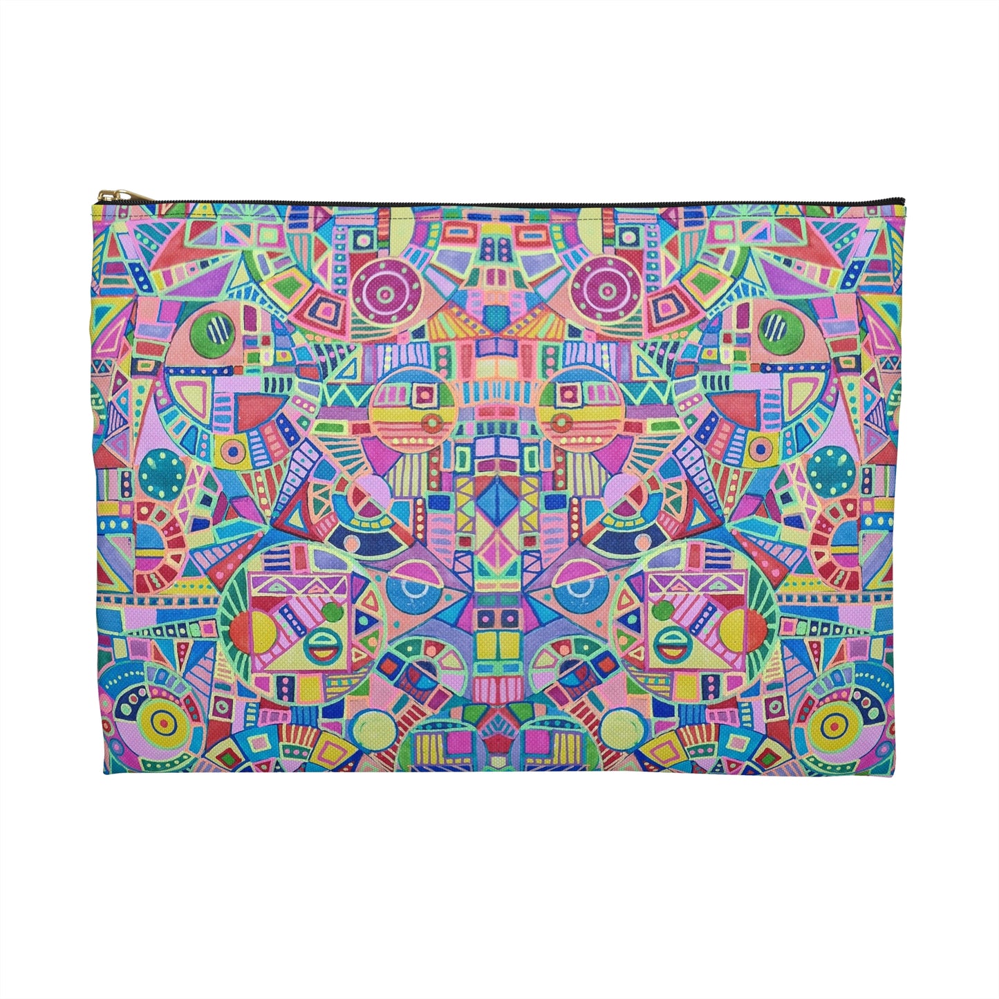 Make Up Bag - No. 258 - Teddy Bear Abstract