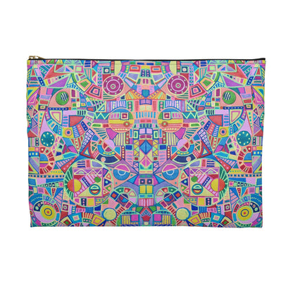 Make Up Bag - No. 258 - Teddy Bear Abstract