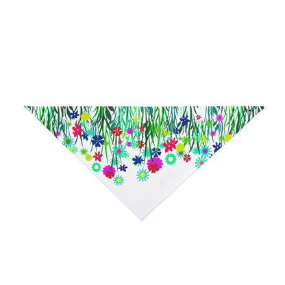 Pet Bandana - No. 301 - Flowers