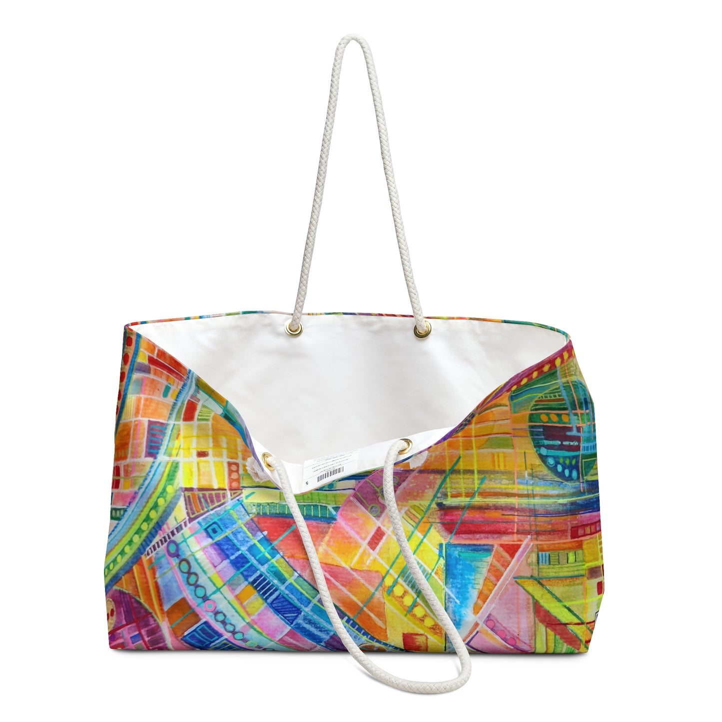 Weekender / Beach / Overnight Bag - No. 234 - Multicoloured Watercolour