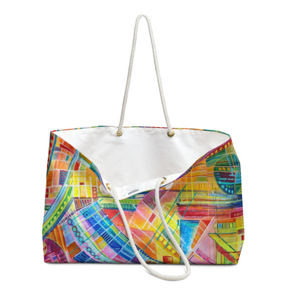 Weekender / Beach / Overnight Bag - No. 234 - Multicoloured Watercolour