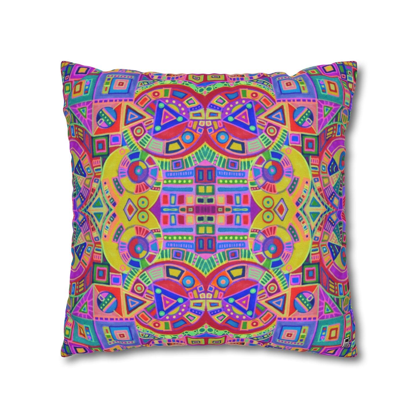 Cushion Pillow Case - No. 260 - Multicoloured Abstract