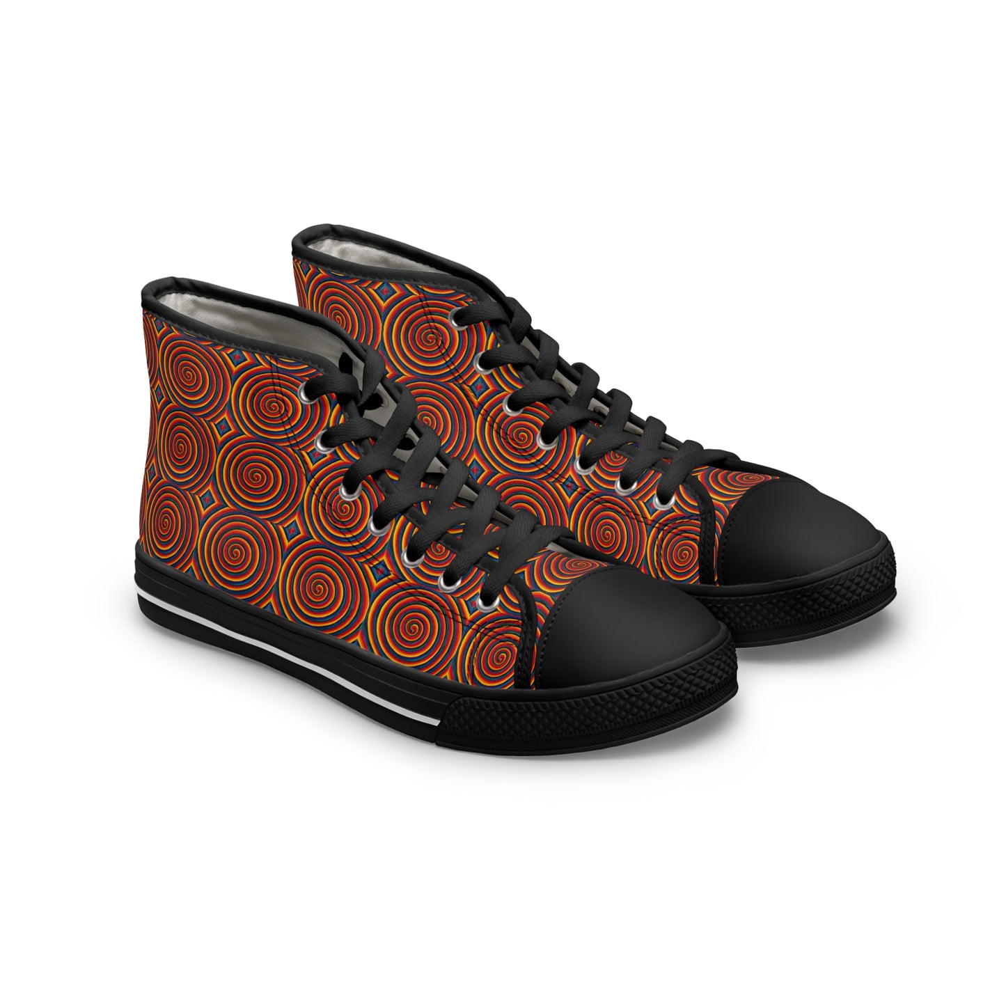 Women's High Top Sneakers, No. 144 -  'Dizzy' - Designed by Irish Artist Fiona de Lacy