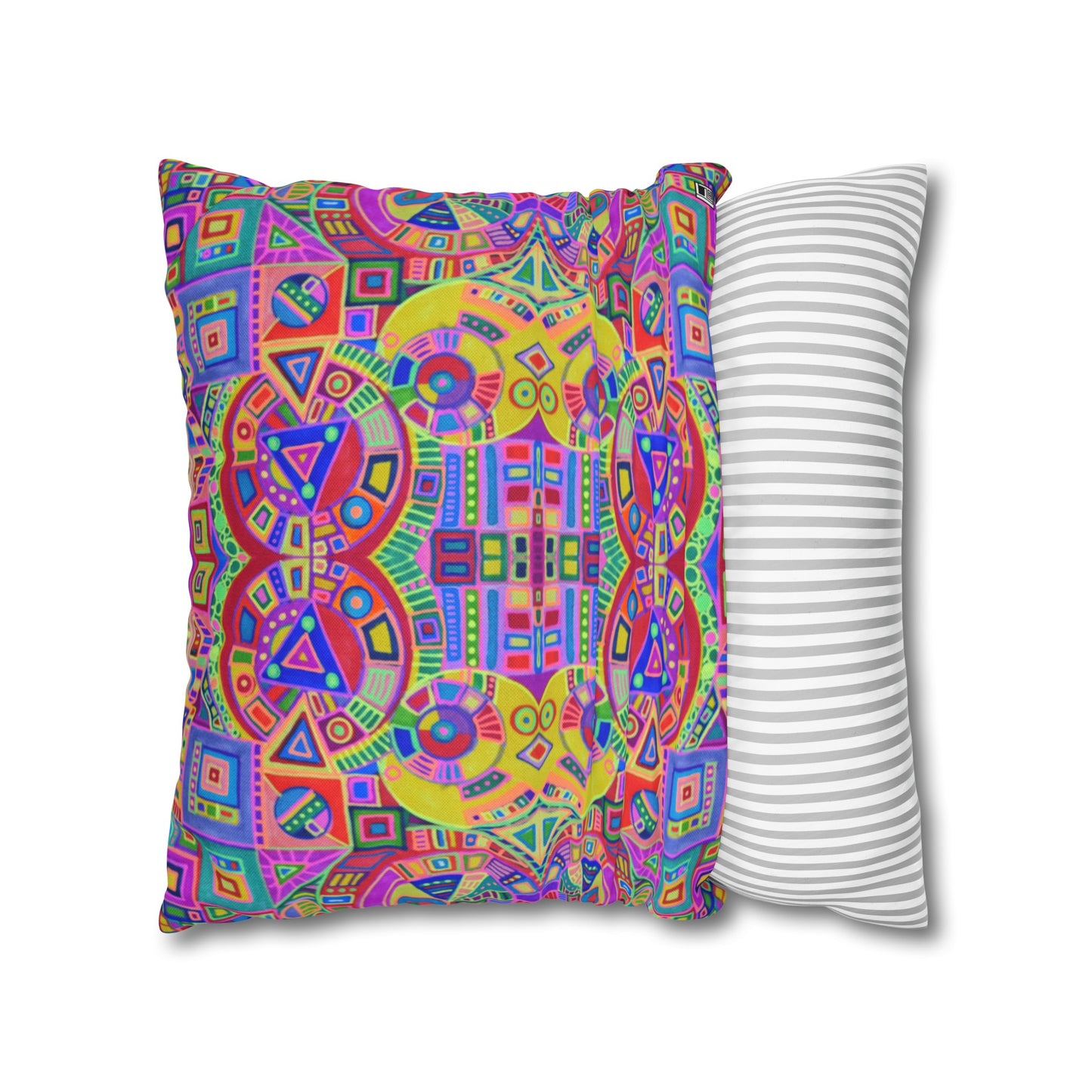 Cushion Pillow Case - No. 260 - Multicoloured Abstract