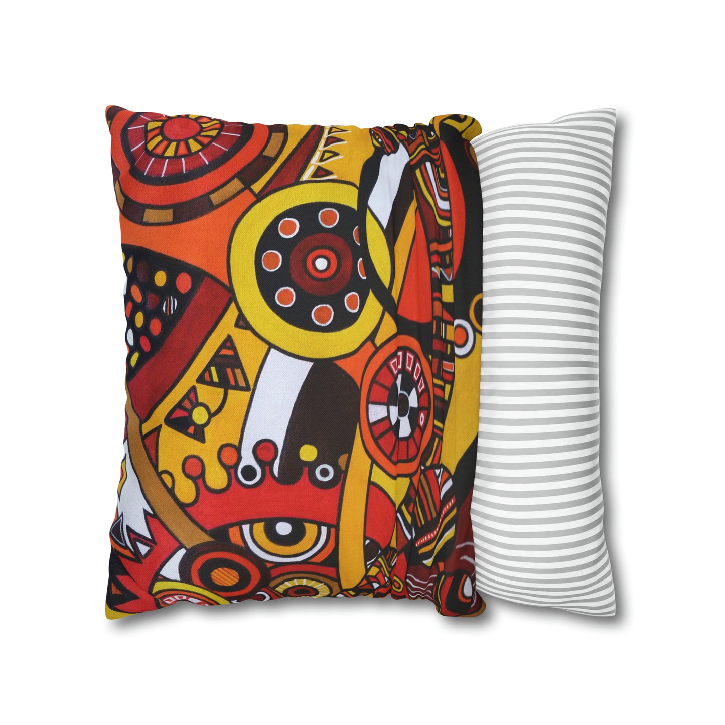 Cushion Pillow Case - No. 222 - 'Clockworks'