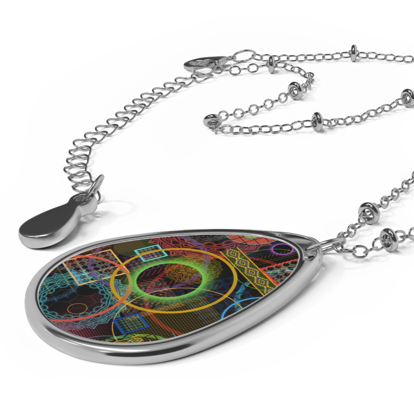 Oval Necklace - No. 299 - Rings - By Irish Artists Fiona de Lacy