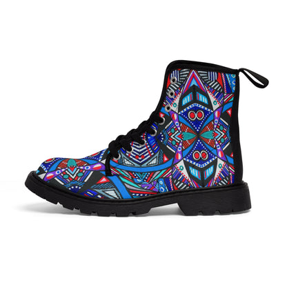 Women's Canvas Boots - No. 292 - Abstract