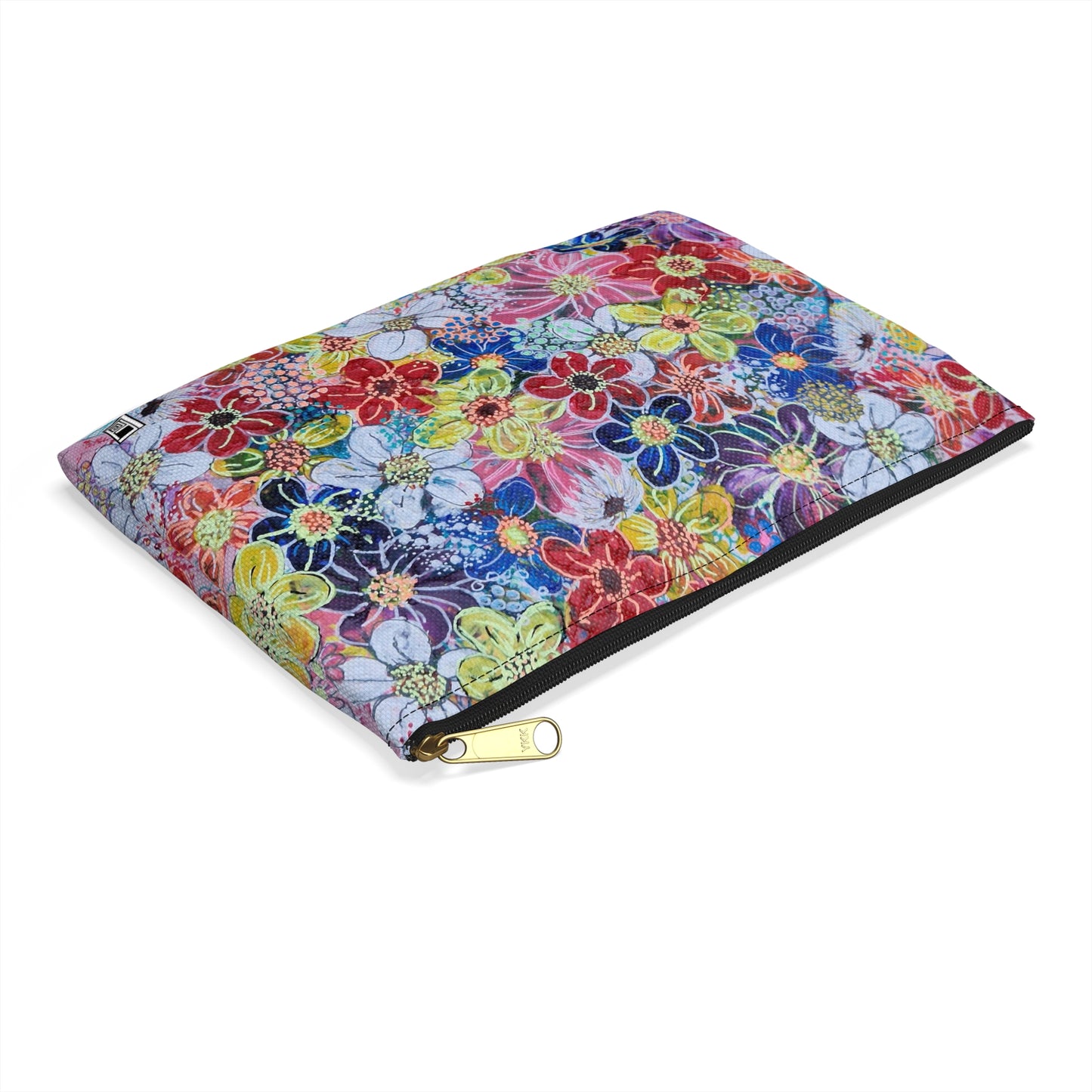 Make Up Bag - No. 241 - Flowers on Pink