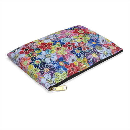 Make Up Bag - No. 241 - Flowers on Pink
