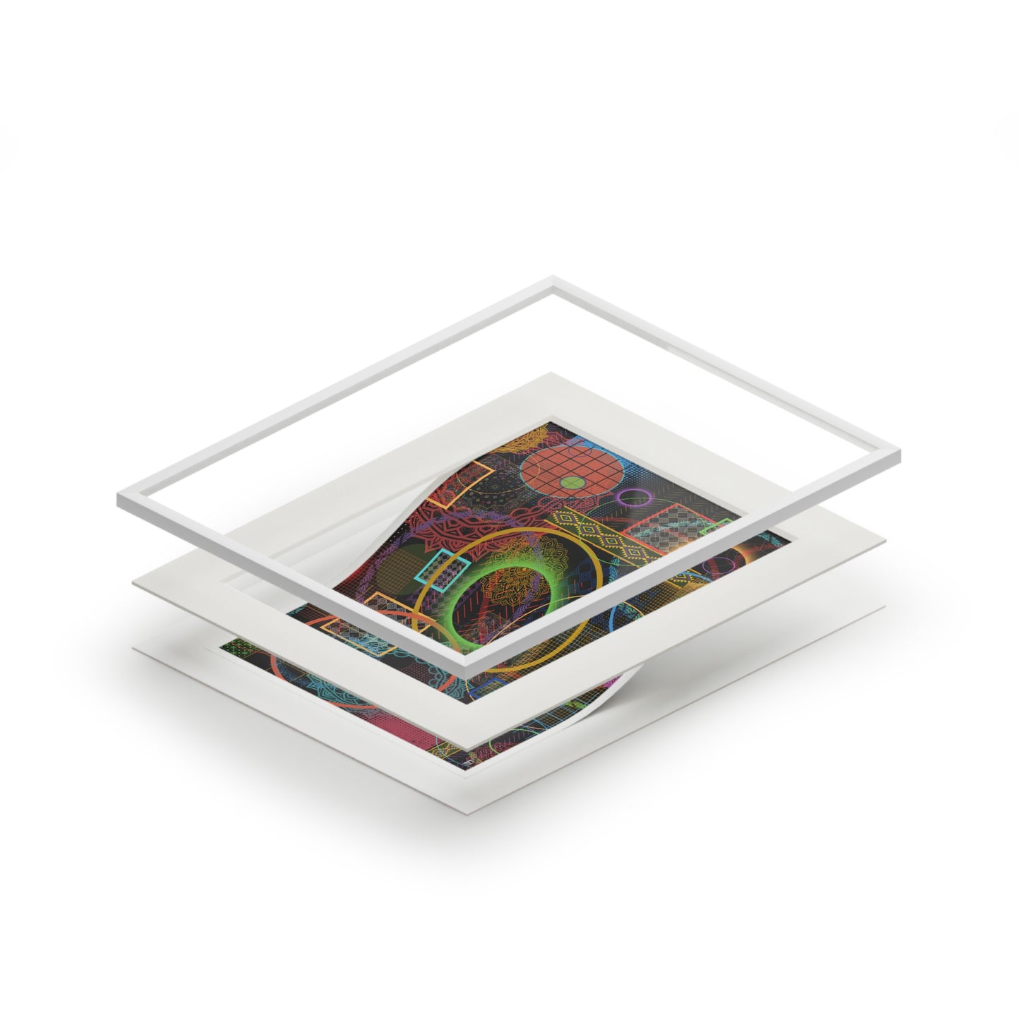 Fine Art Print (Cardboard Frame) - No. 299 - 'Rings'