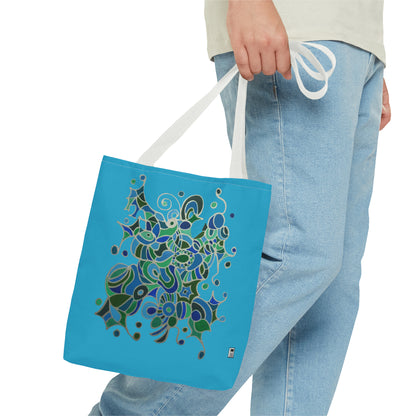 Tote Bag  - No.146 A 'Bird of Paradise' -  By Irish Artist Fiona de Lacy