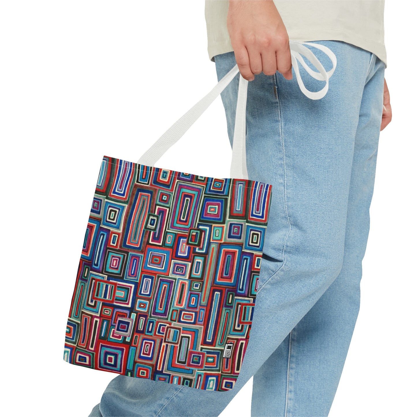 Tote Bag  - No. 311 - Rectangles