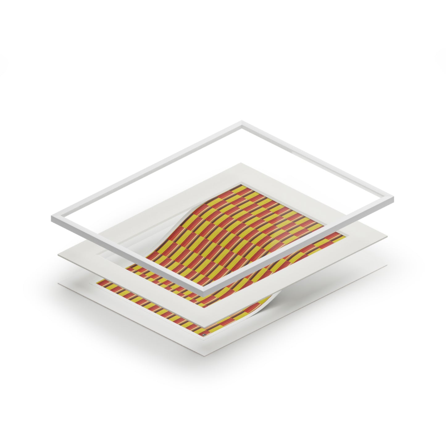 Fine Art Print (Cardboard Frame) - No. 130 - Sunrise Pattern