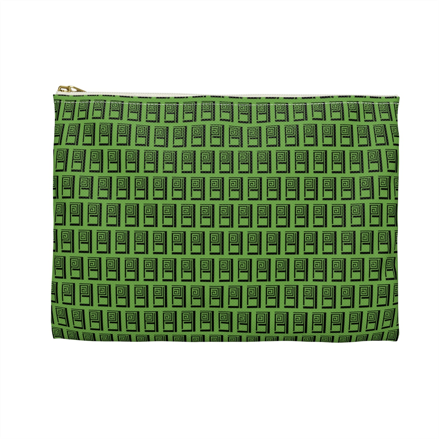 Make Up Bag - No. 000GN - Black Logo on Green