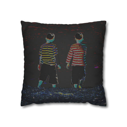 Cushion Pillow Case - No. 206 - 'Two Little Boys'