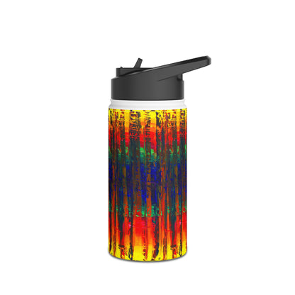 Stainless Steel Water Bottle - No. 138 - Rainbow