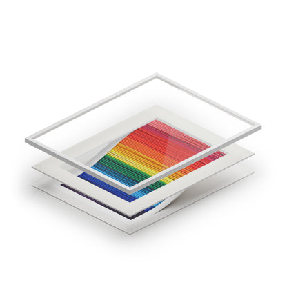 Fine Art Print (Cardboard Frame) - No. 305 - 'Pride' Rainbow