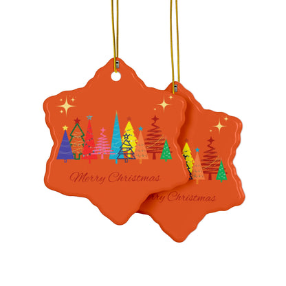 Ceramic Ornament - Merry Christmas O