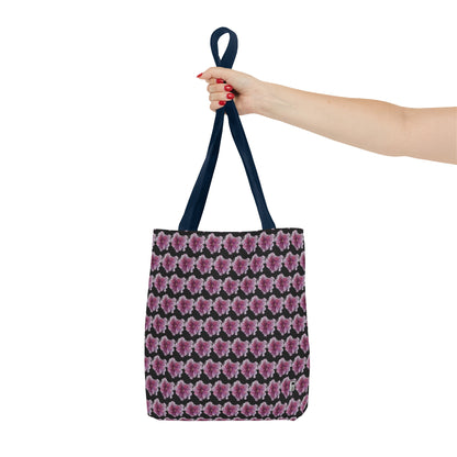 Tote Bag  - No. 269 - Pink & Purple Flower