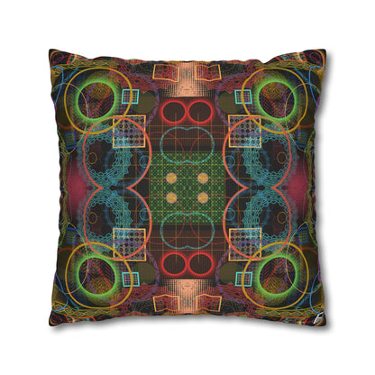 Cushion Pillow Case - No. 299 A - Multicolour Abstract