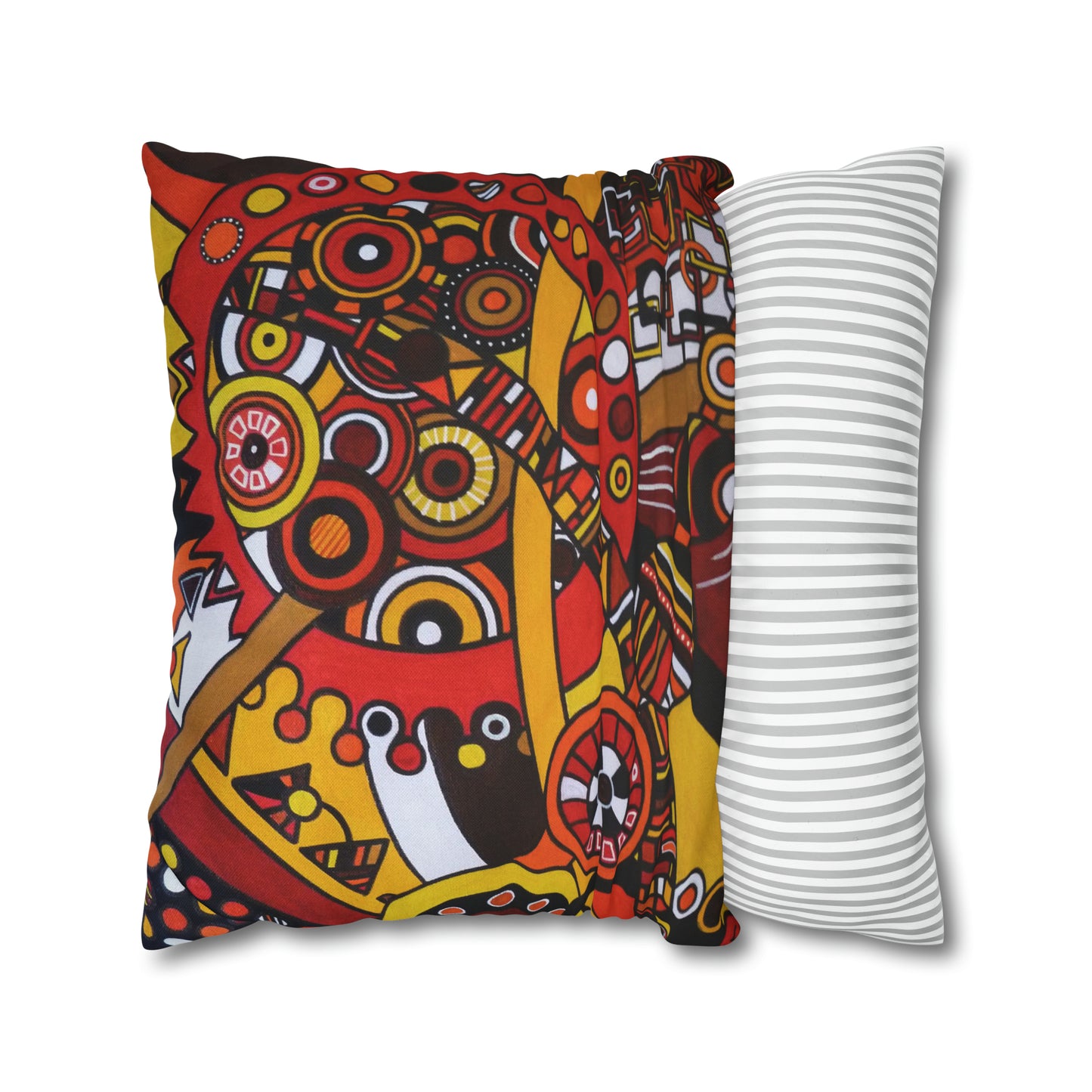 Cushion Pillow Case - No. 222 - 'Clockworks'