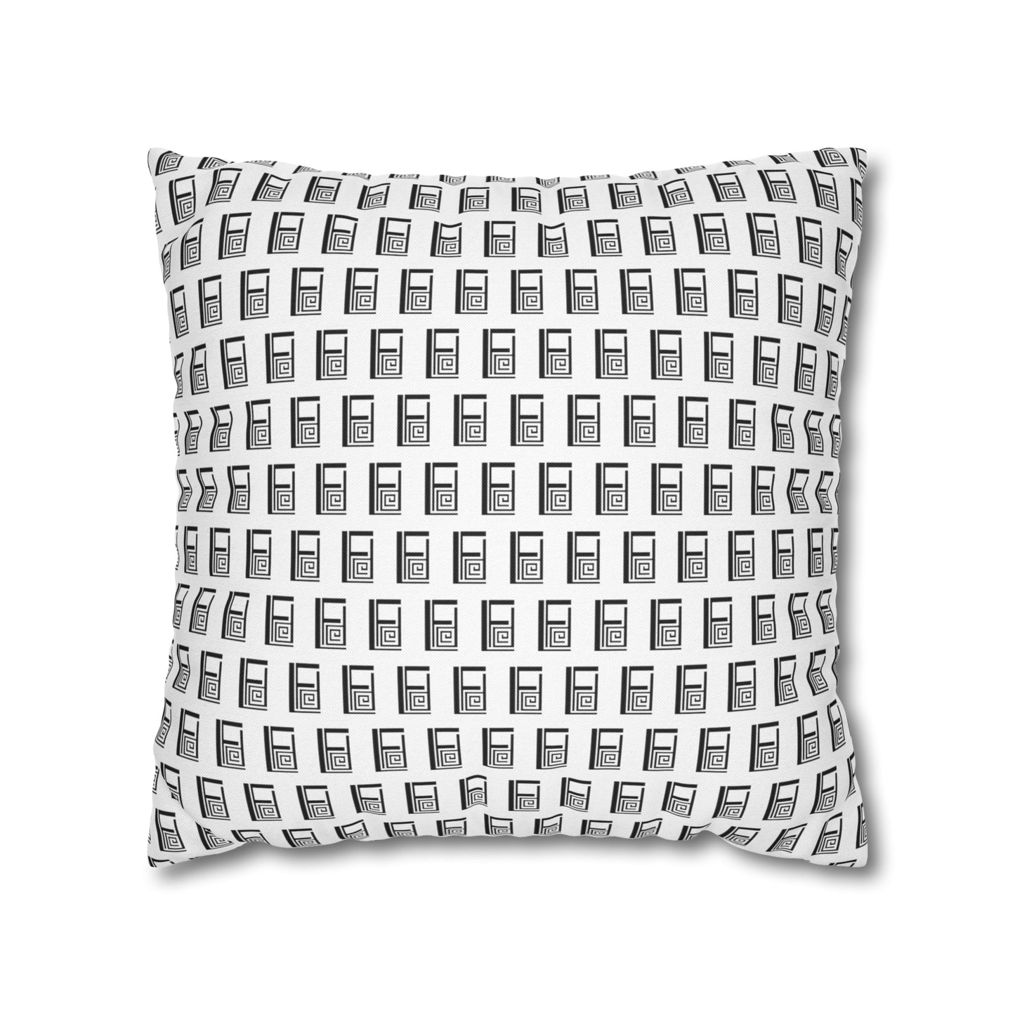 Cushion Pillow Case - No. 000WE - Logo on White