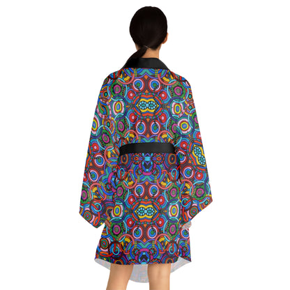 Long Sleeve Kimono Robe - No. 221 - Interlinked