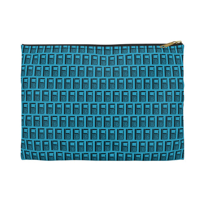 Make Up Bag - No. 000 - Black Logo on Turquoise