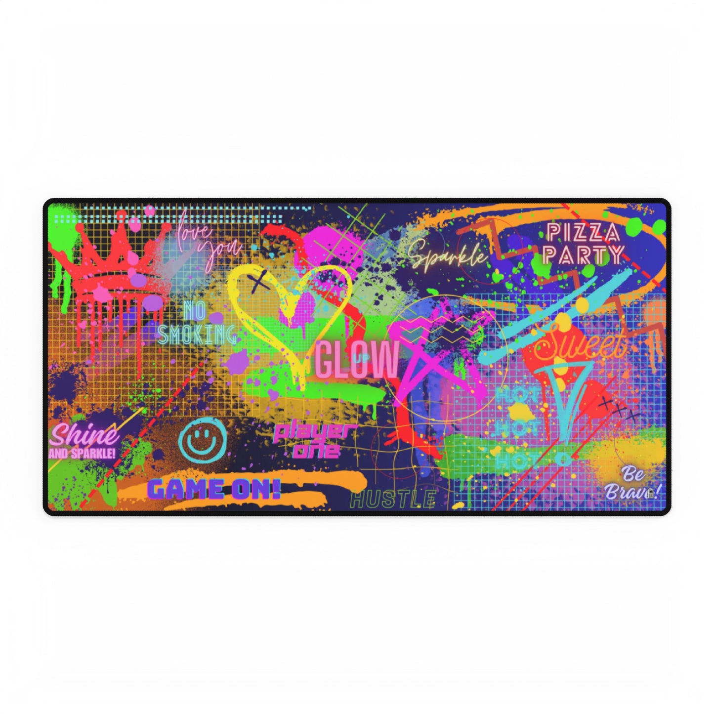 Large, Medium & Small Desk / Mouse Mat - No. 232 - 'Glow'