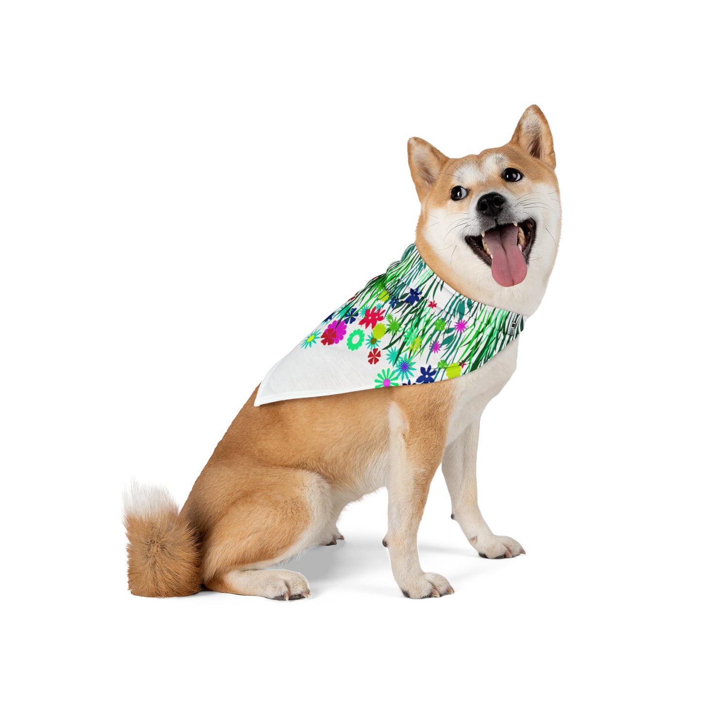 Pet Bandana - No. 301 - Flowers