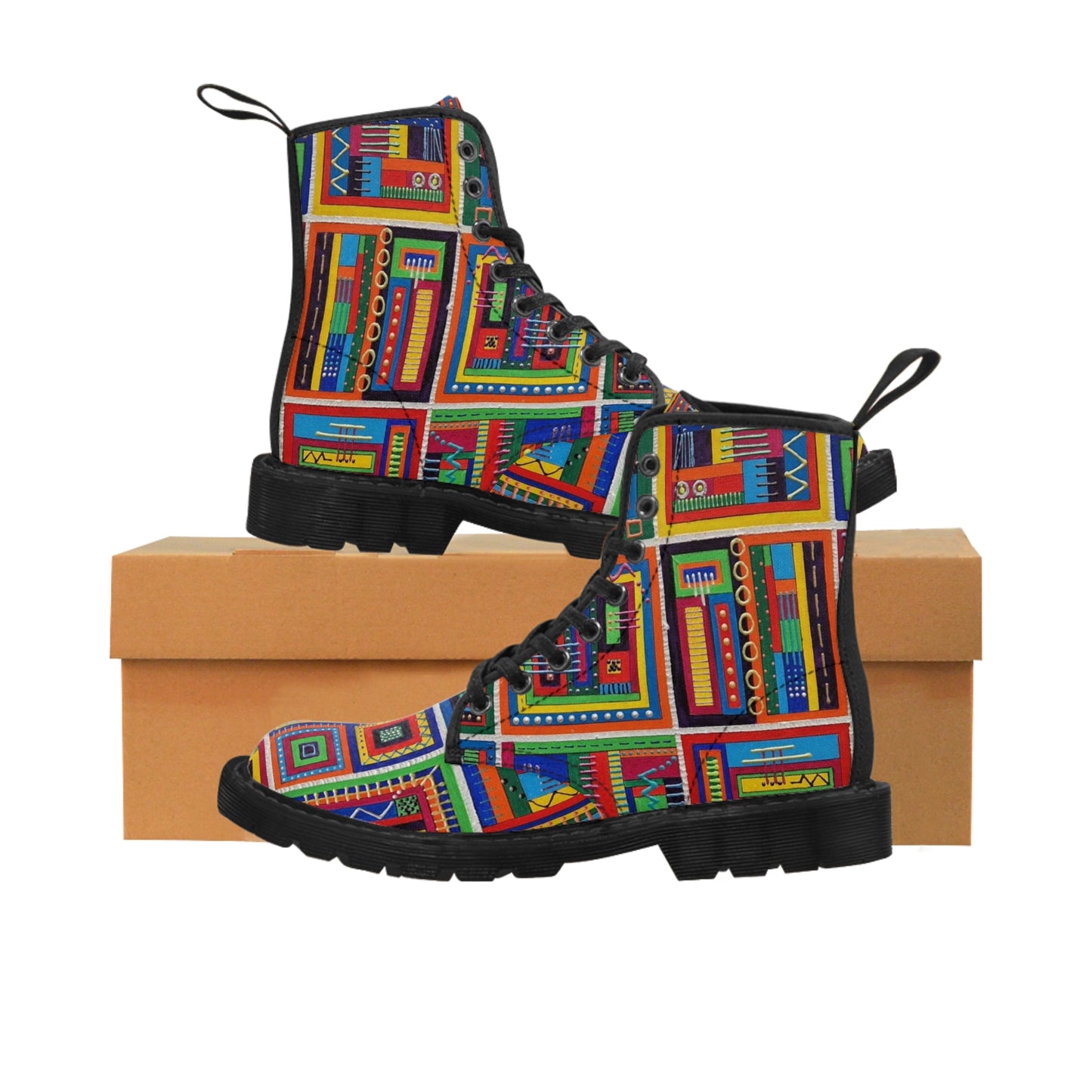 Women's Canvas Boots - No. 156  - 'It's Complicated'