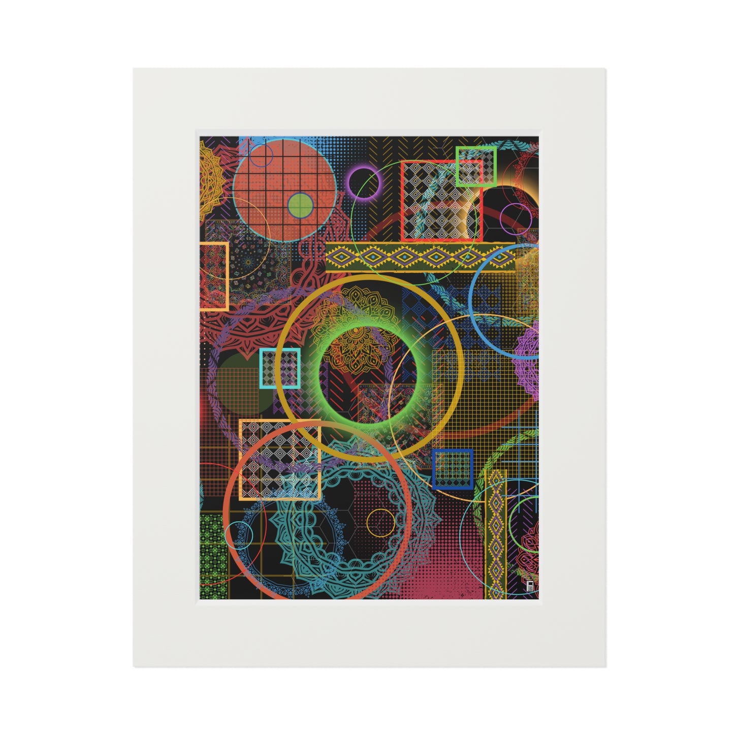 Fine Art Print (Cardboard Frame) - No. 299 - 'Rings'