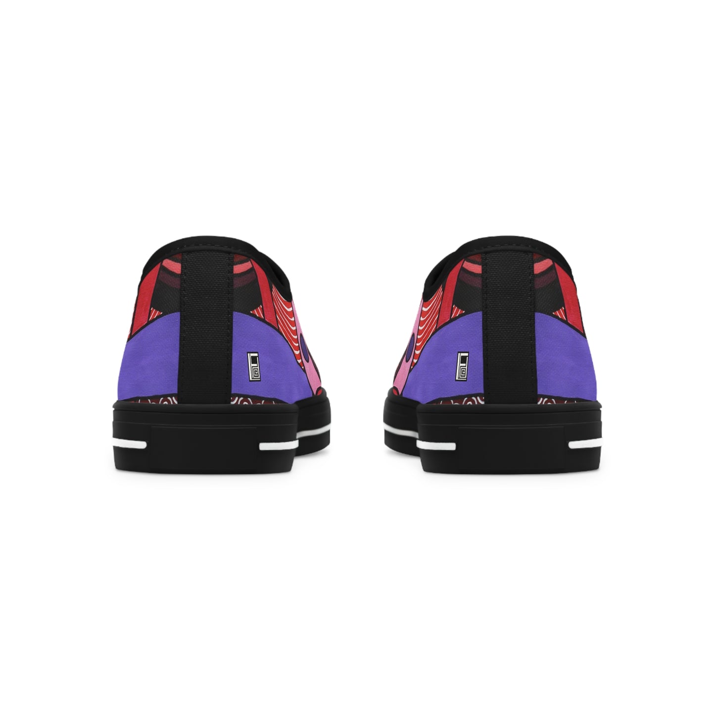 Women's Low Top Sneakers - No. 220 - 'Connections' By Irish Artist Fiona de Lacy
