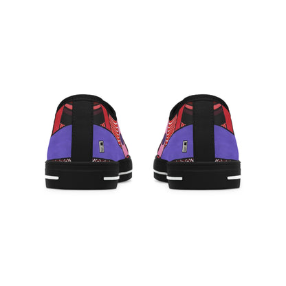 Women's Low Top Sneakers - No. 220 - 'Connections' By Irish Artist Fiona de Lacy