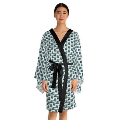 Long Sleeve Kimono Robe - No. 146 - 'Bird of Paradise'