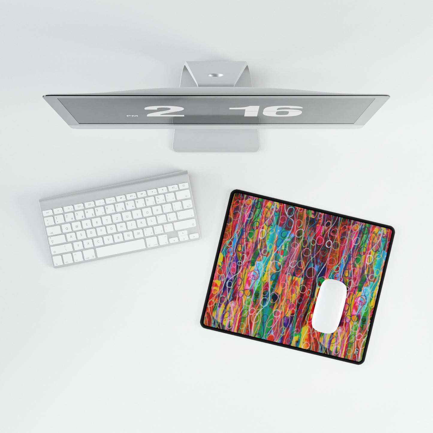 Large, Medium & Small Desk / Mouse Mat - No. 239 'Droplets'