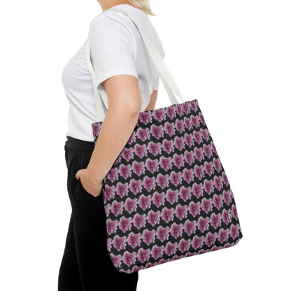 Tote Bag  - No. 269 - Pink & Purple Flower