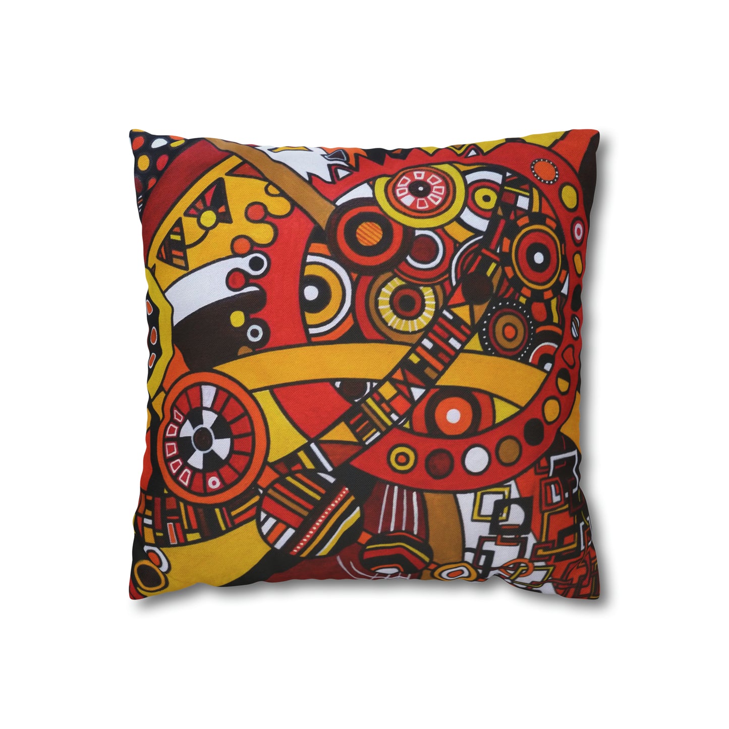 Cushion Pillow Case - No. 222 - 'Clockworks'