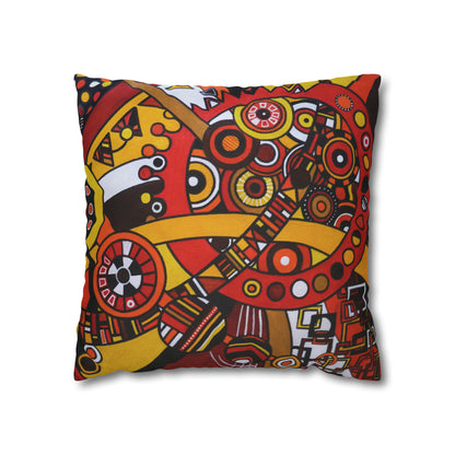 Cushion Pillow Case - No. 222 - 'Clockworks'