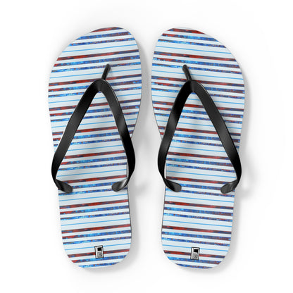 Men's Flip Flops - No. 140 - Thin Blue Line