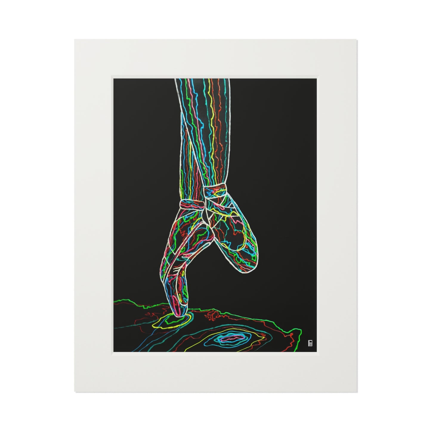 Fine Art Print (Cardboard Frame) - No. 227 - Dancing in the dark