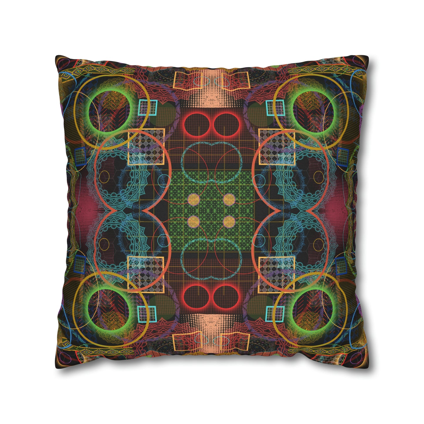 Cushion Pillow Case - No. 299 A - Multicolour Abstract