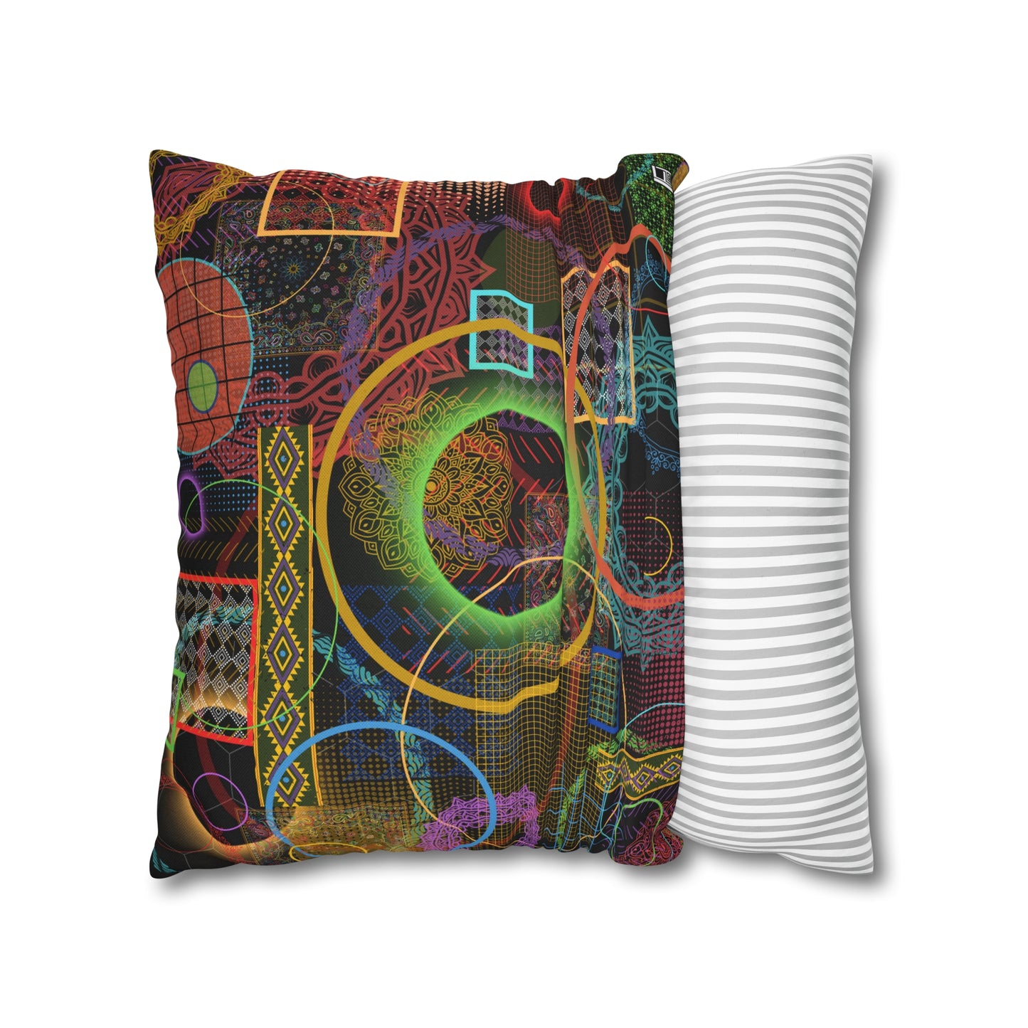 Cushion Pillow Case - No. 299 - Multicolour Abstract