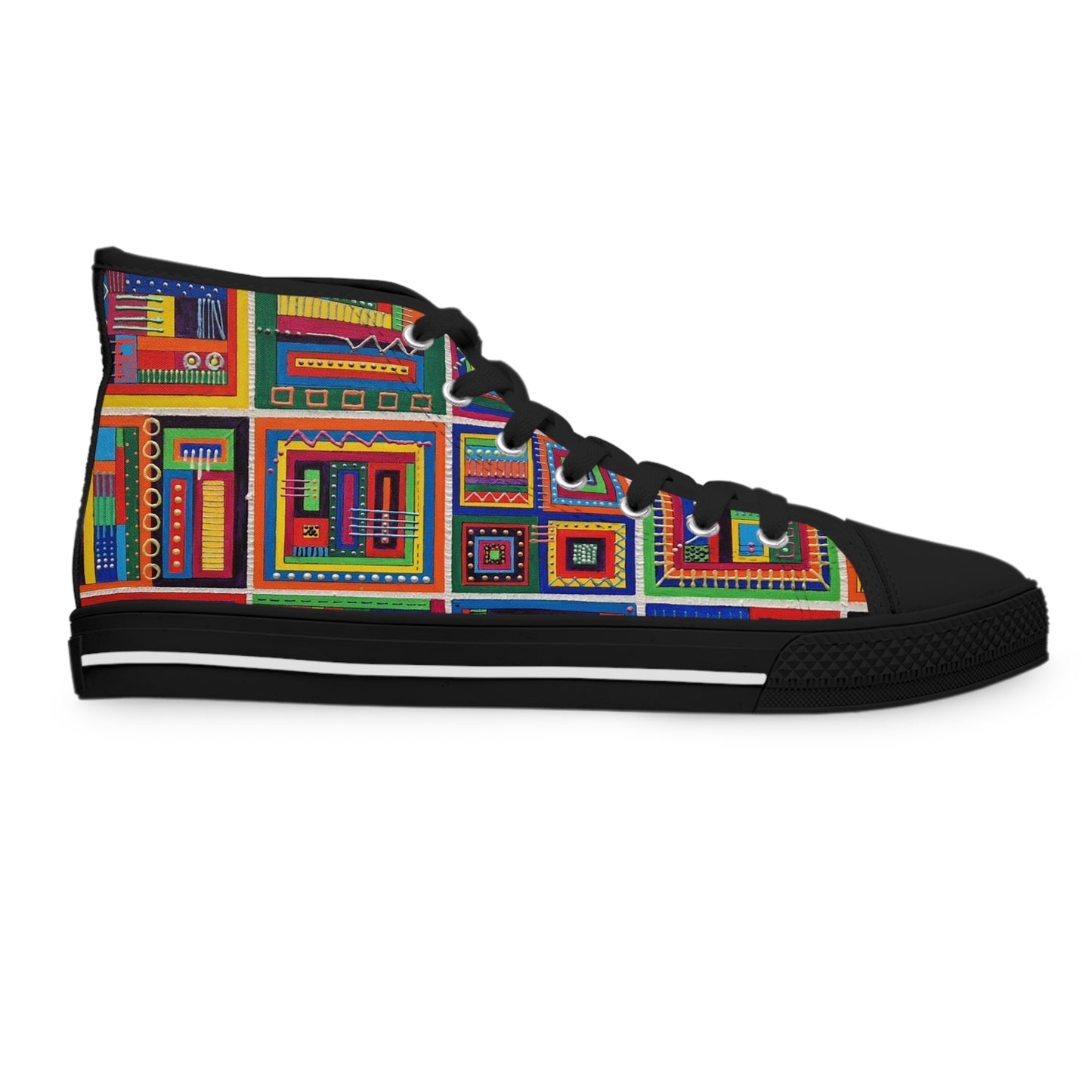 Women's High Top Sneakers - No. 156 - It's Complicated' - By Irish Artist Fiona de Lacy